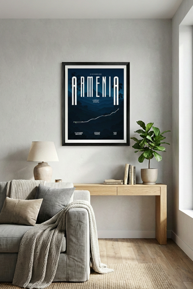 Carrera Nocturna de Armenia – Póster personalizado (15K, 7K, 3,5K)